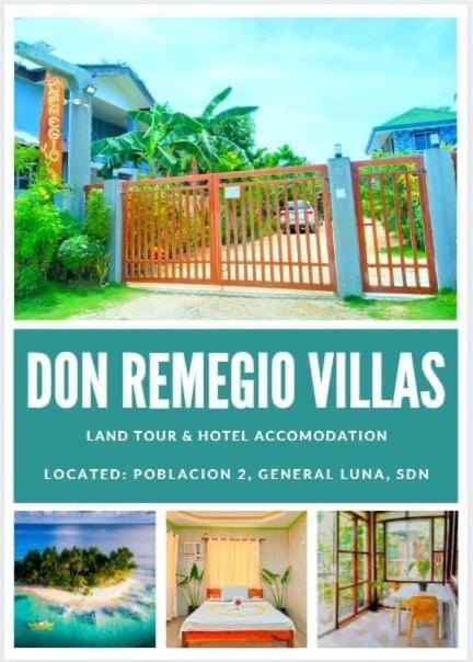 Don Remegio Villas Siargao General Luna  Exteriör bild
